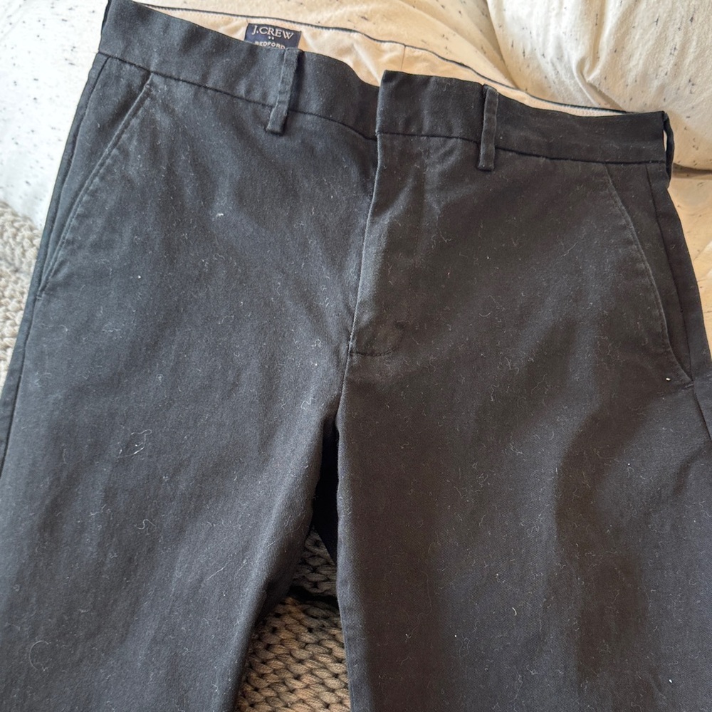J. Crew Men's Charcoal Chinos
